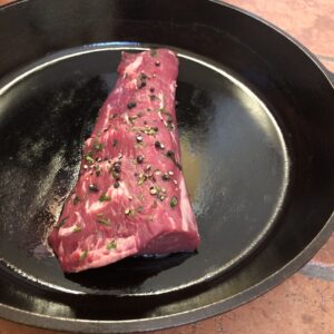 Grass fed beef tenderloin tip